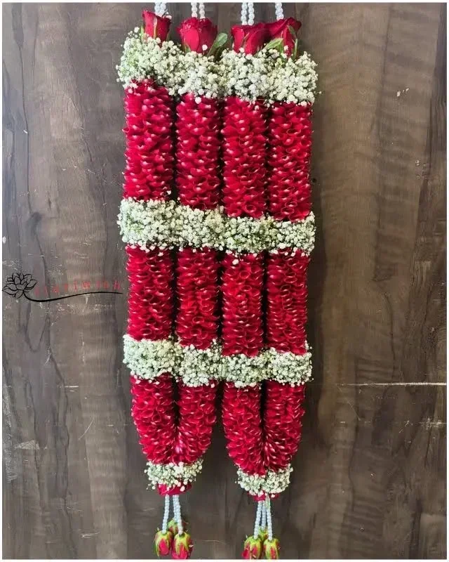 Red Rose Petals Jaimala
